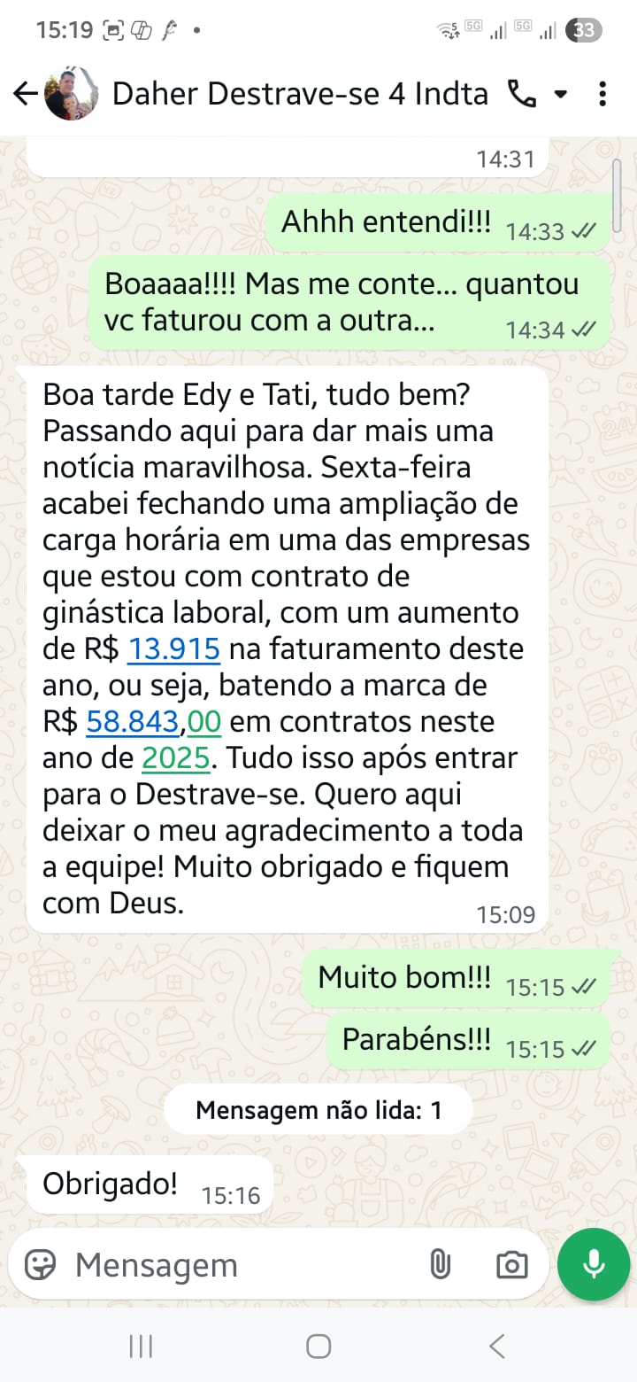 Depoimento: R$58.843 em contratos de ginástica laboral